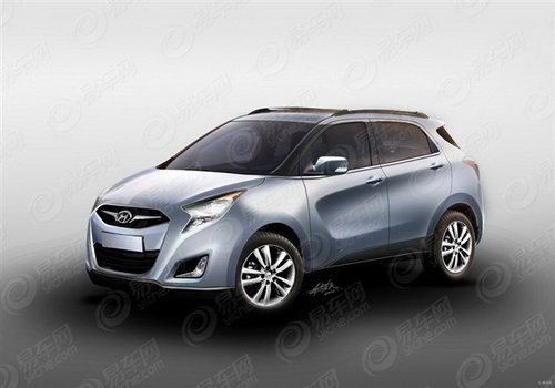 現代小型SUV效果圖