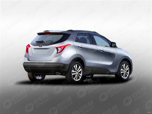 現代小型SUV效果圖