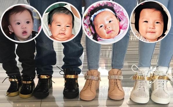 闊太徐子淇曬4名子女近照:排排站是要分果果?_娛樂_騰訊網