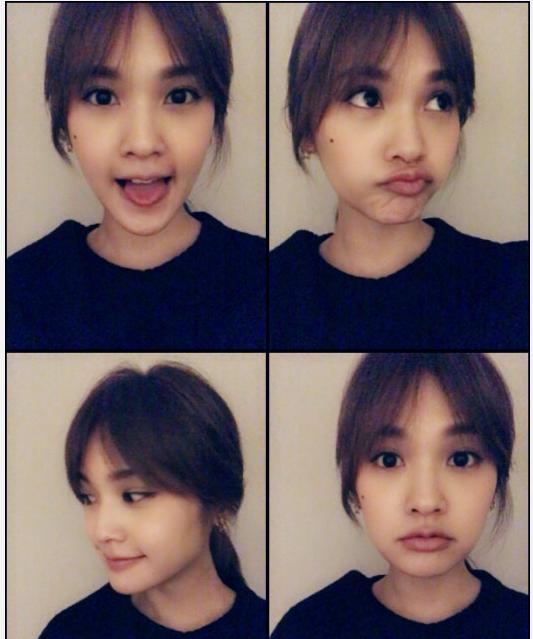 楊丞琳賣萌四連拍:年紀越大,越愛裝小