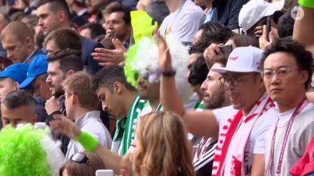 熱心球迷!陳奕迅吳秀波驚現世界杯開幕式現場