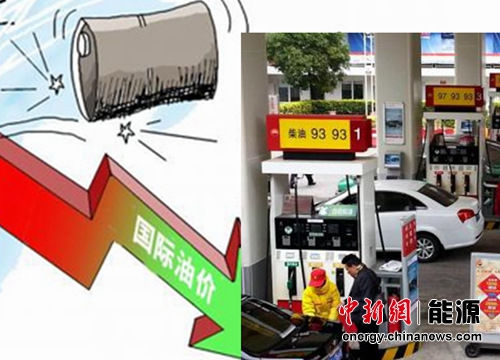 24時起國內油價下調為史上首次“八連跌”