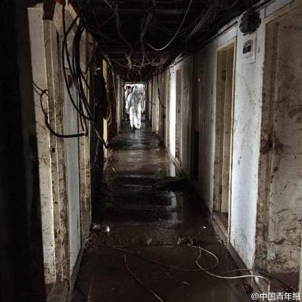 中國青年報記者進入“東方之星”,圖中是艙內情況