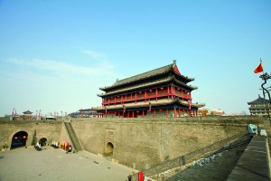 西安城墻 資料圖片