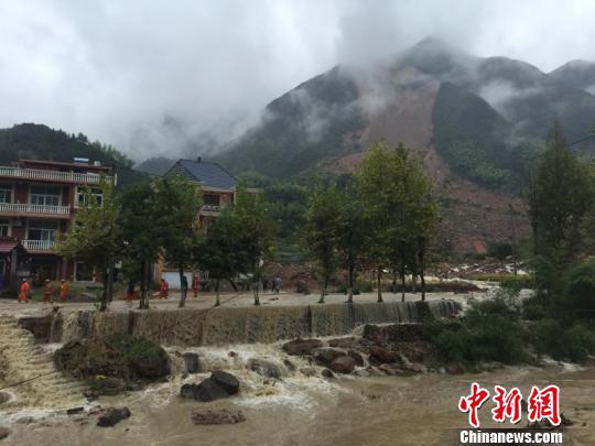 浙江遂昌山體滑坡遇難人數上升至8人19人仍失聯